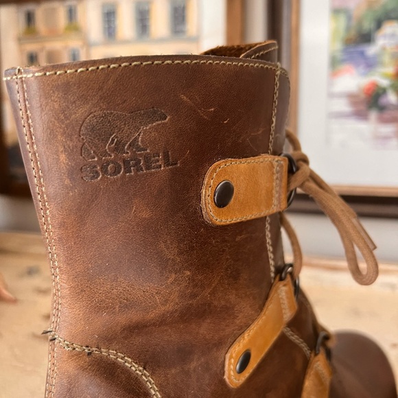 Sorel Joan of Arctic Wedge Mid Waterproof Boots size 9 - Picture 3 of 6